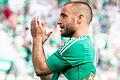 Der Unterfranke aus Kirchheim ist der Rekordspieler von Rapid Wien: Steffen Hofmann 2017 nach einem Heimspiel.