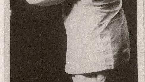 Max Dauthendey auf einem Künstlerfest in Berlin 1914.