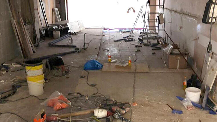 Baustelle: Fast zwei Jahre haben Rawaa und Mohammed geschuftet, um aus dem ehemaligen Bäckerladen ein Restaurant zu machen. Baustelle: Fast zwei Jahre haben Rawaa und Mohammed geschuftet, um aus dem ehemaligen Bäckerladen ein Restaurant zu machen.