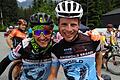 Jens Schuhmann (rechts) aus Wildflecken und Philipp Bürkner bei einem Mountainbike-Marathon im österreichischen Angerberg. Die beiden starten am 7. September ihr MTB-Everesting, um die Erforschung der seltenen Stoffwechselerkrankung SSADH zu unterstützen. Foto: Katharina Wirsing       -  Jens Schuhmann (rechts) aus Wildflecken und Philipp Bürkner bei einem Mountainbike-Marathon im österreichischen Angerberg. Die beiden starten am 7. September ihr MTB-Everesting, um die Erforschung der seltenen Stoffwechselerkrankung SSADH zu unterstützen. Foto: Katharina Wirsing