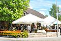Das 'Hofheimer Wirtshäusle' hat am Samstag seinen Betrieb aufgenommen. Passend dazu war in den Haßbergen an diesem Tag bestes Biergarten-Wetter.