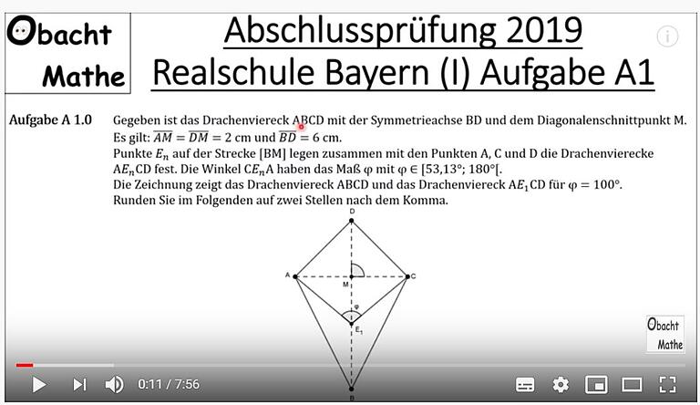 Auf seinem Youtube-Kanal rechnet Mathelehrer David Fringes unter anderem auch Matheaufgaben der Bayerischen Mittlere-Reife-Prüfung ausführlich vor. Auf seinem Youtube-Kanal rechnet Mathelehrer David Fringes unter anderem auch Matheaufgaben der Bayerischen Mittlere-Reife-Prüfung ausführlich vor.