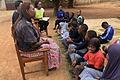 Unterricht im Freien an der Grundschule für Jugendliche mit Behinderung in Mwanza.