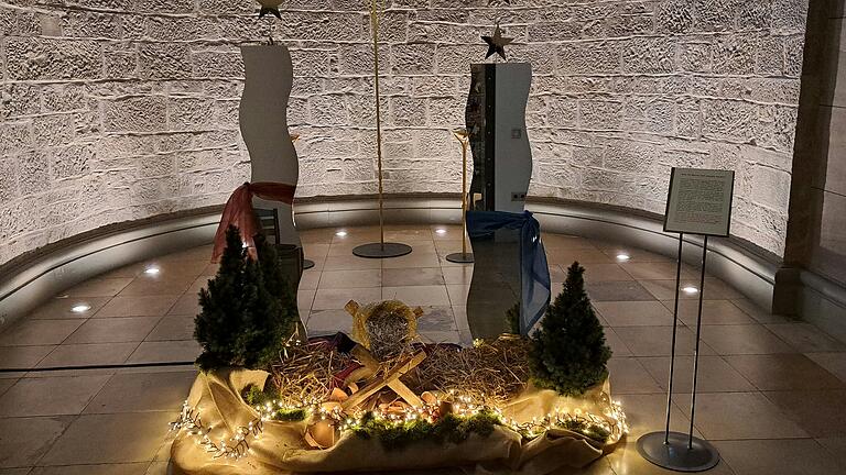 Im Bild: Die Installation in der Heilig-Geist-Kirche Schweinfurt.