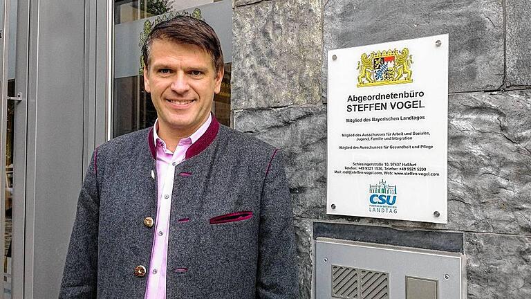 Der CSU-Landtagsabgeordnete Steffen Vogel