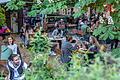 Am Wochenende ist Biergarten-Wetter angesagt (im Bild: die Waldschänke Dornheim in Würzburg). Das Infektionsrisiko im Freien gilt als gering. Trotzdem sollte man auch draußen ein paar Regeln beachten.