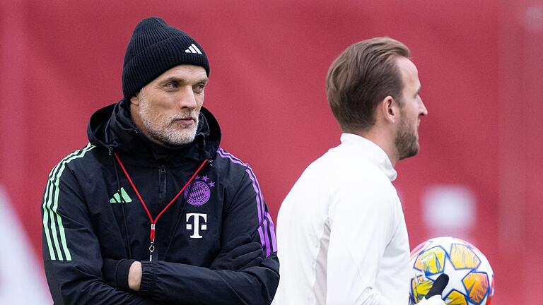 Thomas Tuchel (l) und Harry Kane       -  Ein Wiedersehen gibt es nun bei den Three Lions für Thomas Tuchel (l) mit Harry Kane.
