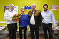 Mitglied Nr. 2000 beim VdK-Ortsverband Schweinfurt Ost und Nord: Vorsitzender Lothar Kreile, Neumitglied Gerti Kucharz, Vorstandsmitglied Gerhard Treutlein sowie VdK-Kreisgeschäftsführer Steve Metz (von links) bei der Begrüßung.