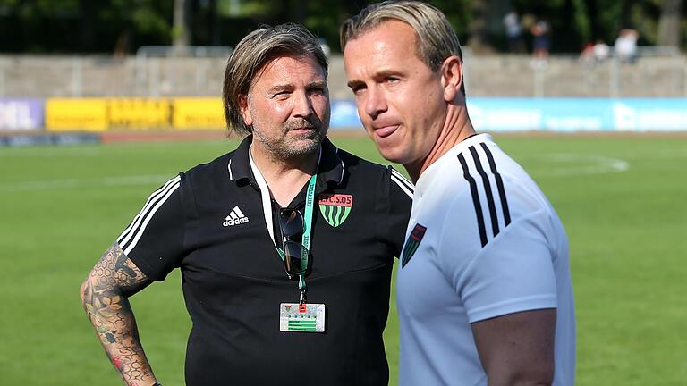 Haben zusammen mit Sportleiter Andreas Brendler einen runderneuerten Kader für die Saison 2023(24 zusammengestellt: Markus Wolf (links) und Trainer Marc Reitmaier. Haben zusammen mit Sportleiter Andreas Brendler einen runderneuerten Kader für die Saison 2023(24 zusammengestellt: Markus Wolf (links) und Trainer Marc Reitmaier.