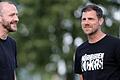 Sportdirektor Sebastian Neumann (links) und Trainer Marco Wildersinn sollen die Würzburger Kickers zum Aufstieg führen.