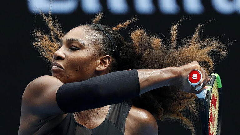 Favoritin       -  Serena Williams erreichte das Viertelfinale der Australian Open. Foto: Kin Cheung