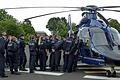 Eine Einweisung und ein Flug mit dem Dienst-Hubschrauber standen auf dem Ausbildungsplan.       -  Eine Einweisung und ein Flug mit dem Dienst-Hubschrauber standen auf dem Ausbildungsplan.