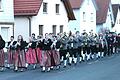 Die Sandberger Musikanten feierten ihr 50-jähriges Bestehen mit Gottesdienst, Festparade und Kommersabend.