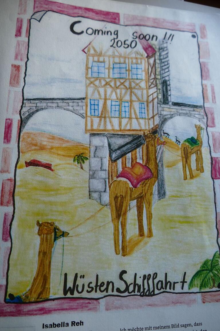 Das I-Tüpfelchen der Karikaturenausstellung lieferte die 13-jährige Isabella Reh aus dem Clavius-Gymnasium. Das I-Tüpfelchen der Karikaturenausstellung lieferte die 13-jährige Isabella Reh aus dem Clavius-Gymnasium.