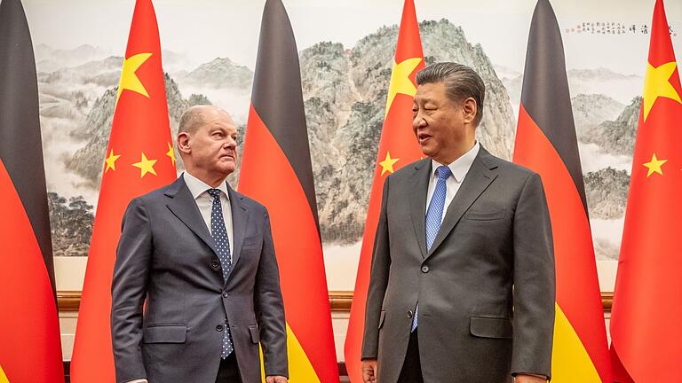 Kanzler Scholz in China       -  Scholz hatte Xi zuletzt im April während einer China-Reise in Peking getroffen. (Archivbild)