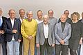 Ehrungen: Oberbürgermeister Dirk Vogel (von links), Jürgen Tenschert, Stefan Fella, Harald Dees, Joachim Grundmann, Werner Grundmann, Jochen Köllmer, Helmut Fischer, Stefan Köllmer, Heidi Lauter und Richard Fix       -  Ehrungen: Oberbürgermeister Dirk Vogel (von links), Jürgen Tenschert, Stefan Fella, Harald Dees, Joachim Grundmann, Werner Grundmann, Jochen Köllmer, Helmut Fischer, Stefan Köllmer, Heidi Lauter und Richard Fix