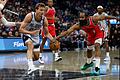 Orlando Magic - Los Angeles Clippers       -  Franz Wagner (l.) unterlag mit den Orlando Magic gegen die LA Clippers um James Harden.