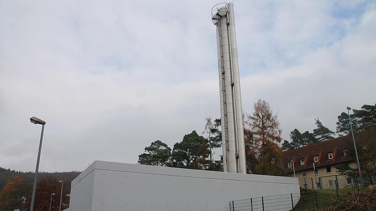 Das Blockheizkraftwerk am Neuberg in Gemünden.