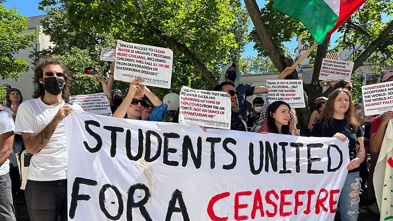 Propalästinensische Demonstration an TU Berlin.jpeg       -  In der aktuellen Folge von Maybrit Illner dreht sich alles um die Proteste gegen Israel aufgrund ihrer Kriegsführung.