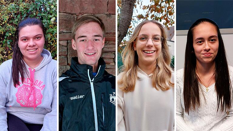 Diese vier Jugendlichen teilen ihre persönlichen Erfahrungen zum Thema Tod (von links): Charlotte Löffler aus Steinmark, Fabian Knoop aus Marktheidenfeld, Lea Hock aus Kredenbach und Lynn Christ aus Zimmern. Diese vier Jugendlichen teilen ihre persönlichen Erfahrungen zum Thema Tod (von links): Charlotte Löffler aus Steinmark, Fabian Knoop aus Marktheidenfeld, Lea Hock aus Kredenbach und Lynn Christ aus Zimmern.