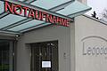 Der Eingangsbereich der Zentralen Notaufnahme im Leopoldina-Krankenhaus in Schweinfurt.