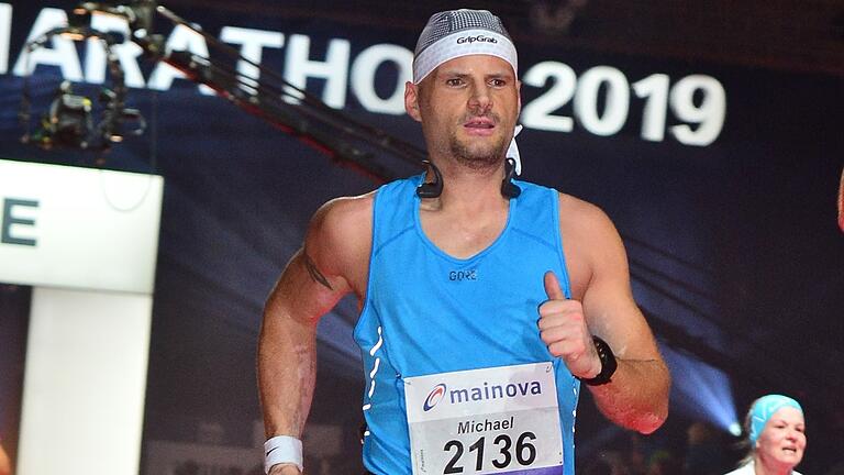 Für Michael Pörtner war die Teilnahme am Frankfurt-Marathon ein ganz besonderes Erlebnis.