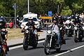 Laut Veranstalter folgten rund 1500 Biker dem Aufruf zur Motorrad Demo in Mellrichstadt.