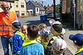 Für die Eußenheimer Vorschulkinder heißt es 'Stopp an der Gehwegkante'.