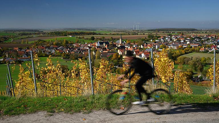 Auf einer rund 21 Kilometer langen Rundtour mit dem Rad durch die Gegend um Handthal kommt man sicher ordentlich ins Schwitzen. Aber der Ausblick entlohnt für sie Strapazen.
