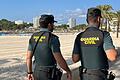 Beamte der Guardia Civil auf Mallorca       -  Die Polizei vermutet Hassangriffe. (Foto Archiv)