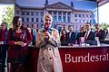 Beginn der zentralen Feier zum Tag der Deutschen Einheit       -  Die Feierlichkeiten sind in diesem Jahr in Schwerin.