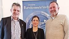 Vorsitzender Hajo Berger mit Elisa Bindrich und Sebastian Herbert.       -  Vorsitzender Hajo Berger mit Elisa Bindrich und Sebastian Herbert.