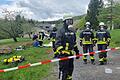 500 Einsatzkräfte des Landkreises Fulda übten den Katastrophenfall auf dem Truppenübungsplatz Wildflecken.       -  500 Einsatzkräfte des Landkreises Fulda übten den Katastrophenfall auf dem Truppenübungsplatz Wildflecken.