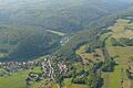 Es gab Pläne, im Hafenlohrtal zwischen Rothenbuch und Windheim (unten) einen Stausee zu bauen. Diese waren nach langem Kampf vom Tisch.