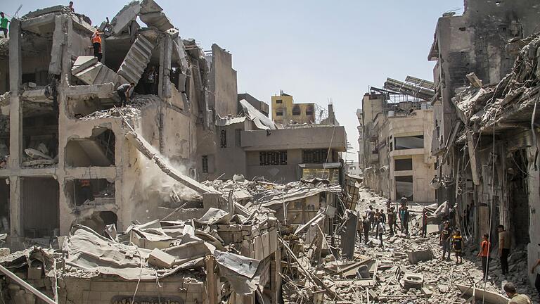 Nahostkonflikt - Gaza-Stadt       -  Die israelische Armee hatte heute alle Anwohner der Stadt Gaza zur Flucht aufgerufen. (Archivbild)