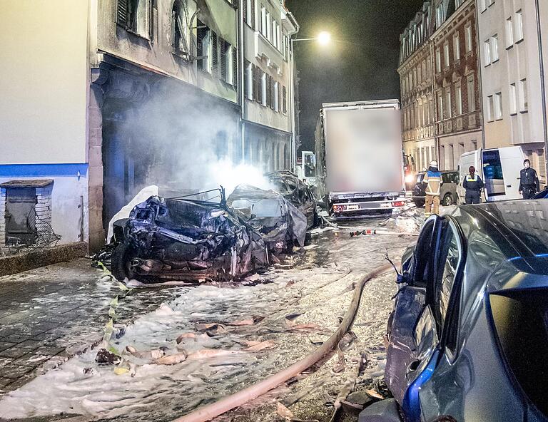 Eine Spur der Verwüstung zog der Brummifahrer durch Fürth.