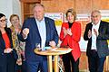 Die Gastgeber des CSU-Wirtschaftsdialogs in Volkach (von links): Landtagsabgeordnete Barbara Becker, Bezirksrätin Gerlinde Martin, Landtagsabgeordneter Walter Nussel, Bundestagsabgeordnete Anja Weisgerber und Bezirkstagspräsident Stefan Funk.
