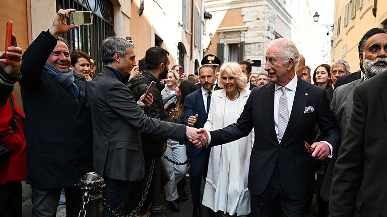 Britisches Königspaar in Italien       -  Charles und Camilla hatten sich am 9. April 2005 das Ja-Wort gegeben.