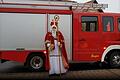 In Sulzdorf kam der Nikolaus mit der Feuerwehr.