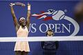 Sloane Stephens       -  Finale! Sloane Stephens jubelt nach ihrem Sieg über Venus Williams und den Einzug ins US-Open-Finale.