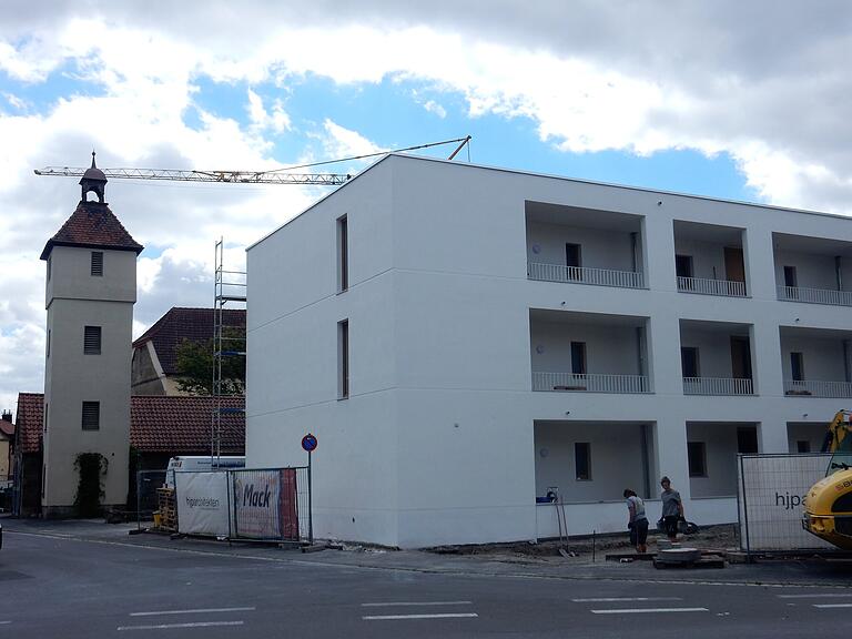 Die Neue Mitte Oberndorf. Erstbezug ist im Oktober.