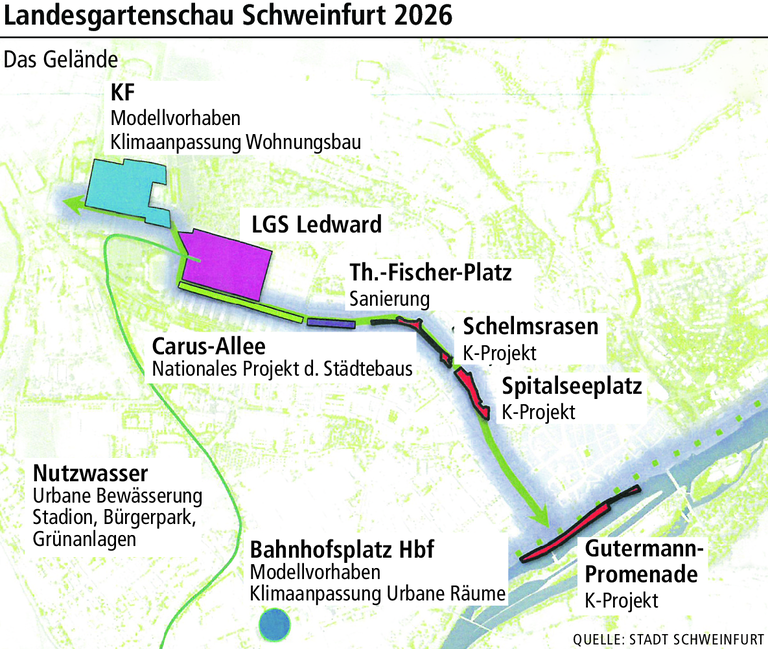 Landesgartenschau in Schweinfurt 2026: Verträge unterschrieben Landesgartenschau in Schweinfurt 2026: Verträge unterschrieben