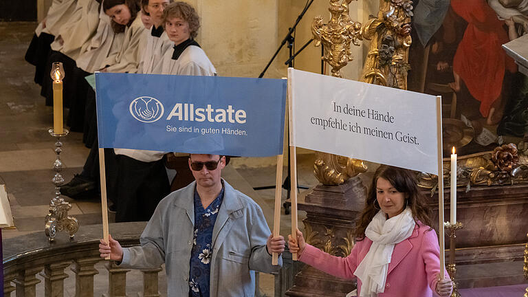 Katholischer Gottesdienst im Rahmen des Glaubensmarkt in Gerolzhofen am 26.03.2023