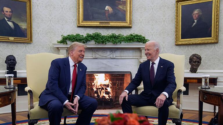 Biden empfängt Trump im Weißen Haus - Donald Trump und Joe Biden liegen nicht nur bei der Ukraine-Politik über Kreuz. Biden empfängt Trump im Weißen Haus - Donald Trump und Joe Biden liegen nicht nur bei der Ukraine-Politik über Kreuz.