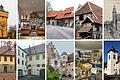 Die geöffneten Denkmäler (von links oben nach rechts unten): Wasserturm (Schweinfurt), Wallfahrtskirche (Eckartshausen), Kirchgaden (Gochsheim), Riehlshof (Herlheim), Rathaus (Schweinfurt), Dianenslust-Hütte (Mainberg), Spitalgebäude (Schweinfurt), Schloss Schwebheim, Bauernmuseum (Üchtelhausen), St.-Bartholomäus-Kirche (Weipoltshausen)