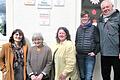 Sie tauschten sich darüber aus, wie man Menschen mit gerontopsychiatrischen Erkrankungen wirkungsvoll unterstützen kann: Christine Schöll (von links), Inge Henkel, Karin Steininger-Manske, Katrin Jung und Diakon Günter Schöneich.