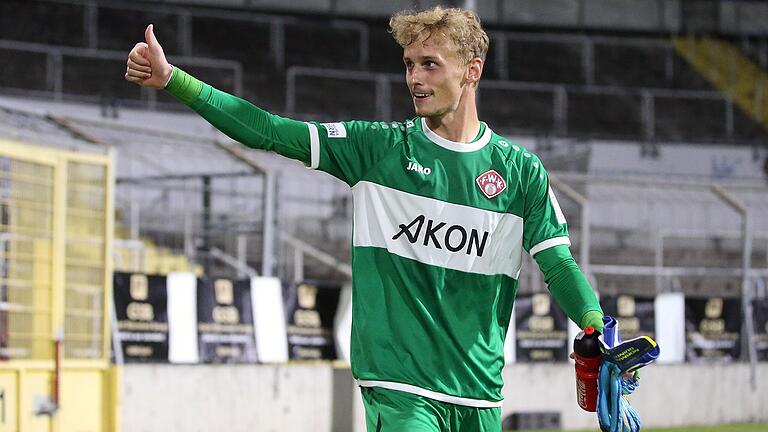Bei seinem einzigen Regionalliga-Einsatz für die Würzburger Kickers bejubelte Norman Quindt einen 1:0-Auswärtssieg bei Türkgücü München.