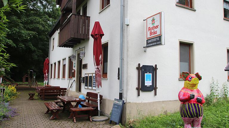 Das Schweinfurter Haus am Gangolfsberg ist derzeit nicht bewirtschaftet. Das soll sich aber in den kommenden Tagen ändern