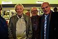 Rad-Idole unter sich       -  (hh) Sein 80. Wiegenfest feierte die Radsportlegende Günther Ziegler &ndash; wie berichtet &ndash; am 17. Januar. Im Radmuseum seines Heimatortes Dittelbrunn gratulierte nun mit Fritz Neuser und Rudi Altig namhafte Radsportprominenz. Altig (Mannheim) bestritt alle drei der bedeutendsten Etappenrennen, die Tour de France viermal, fünfmal den Giro d'Italia und dreimal die Spanien-Rundfahrt, die er 1962 gewann. 1966 holte sich Altig auf dem Nürburgring seinen einzigen Weltmeisterschaftstitel im Straßenrennen. 1962 ersprintete er sich einen Weltrekord über 5000 Meter. Neuser (Nürnberg)  errang elf deutsche Meistertitel. 1956 startete er mit Günther Ziegler bei den Olympischen Spielen in Melbourne in der Tandem-Disziplin. Nun also ein Wiedersehen in der richtigen Umgebung. Im Bild (von links) Fritz Neuser, Günther Ziegler, RV 89-Vorsitzender Kurt Vogel &ndash; der RV 89 war einst Verein von Ziegler &ndash;, Rudi Altig und Bernd Jänicke, der sich heute ums Museum kümmert. Zwischen 1959 und 1988 war er selbst Radrennsportler, startete für die SG Dittelbrunn und gewann mehrere große Rennen.