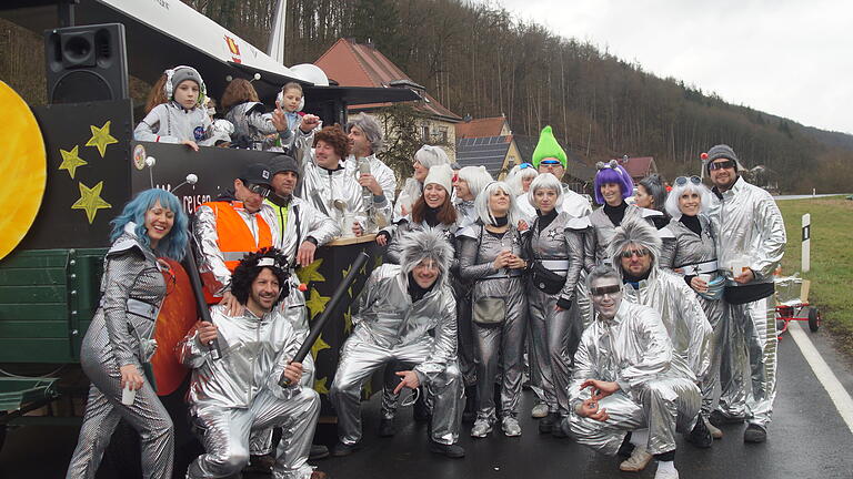 Der Hafenlohrer Faschingszug lockte am Sonntagnachmittag viele Besucher an.